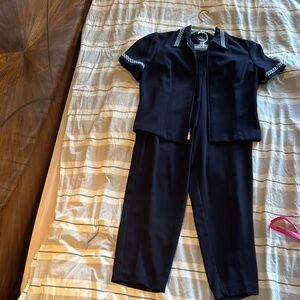Positive Attitude Navy Pant Tailored Fit